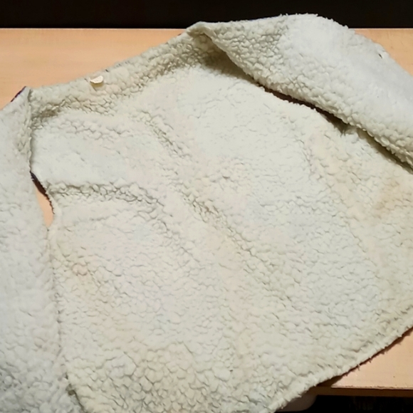 Vintage Sherpa Lined Denim Vest - Picture 4 of 6